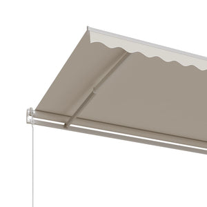 Tenda da Sole Retrattile Automatica 600x350 cm Crema 3069047