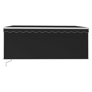 Tenda da Sole Retrattile Manuale con LED 3x2,5 m Antracite 3069264