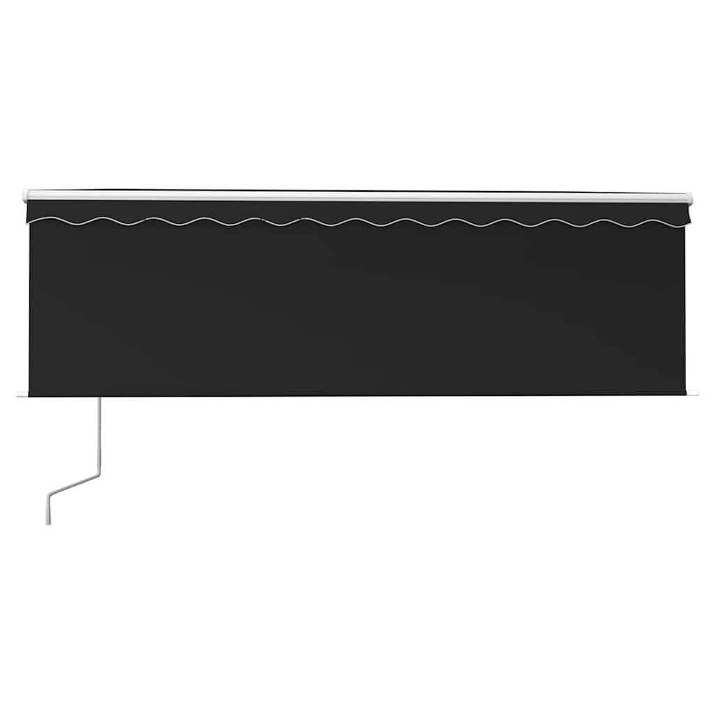 Tenda da Sole Retrattile Automatica con Parasole 4x3m Antracite 3069309