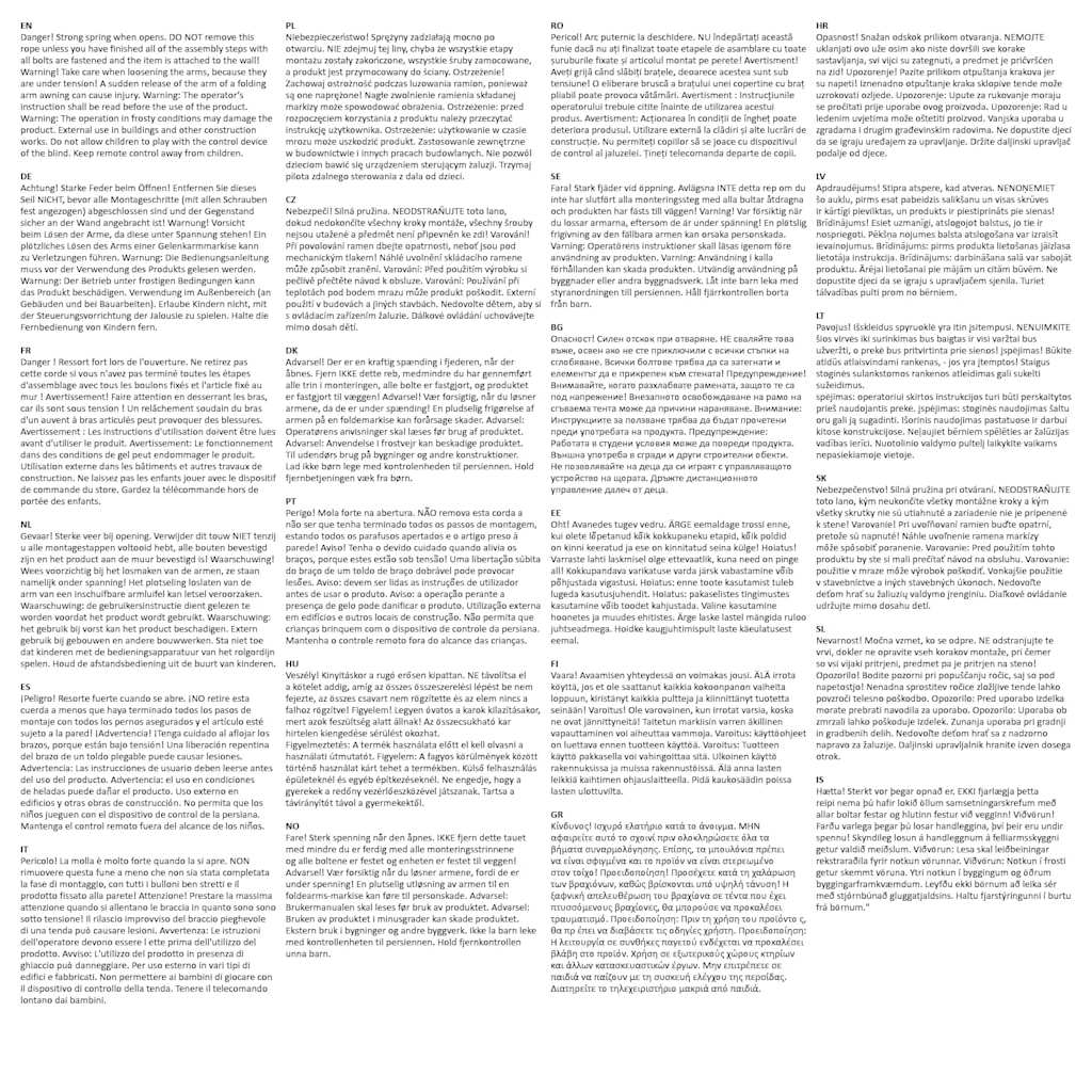 Tenda Sole Retrattile Automatica con Parasole 4,5x3m Antracite 3069449