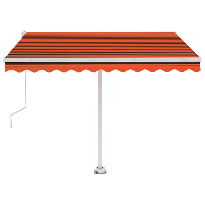 Tenda da Sole Automatica Autoportante 300x250cm Arancio Marrone 3069510