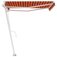Tenda da Sole Automatica Autoportante 300x250cm Arancio Marrone 3069510