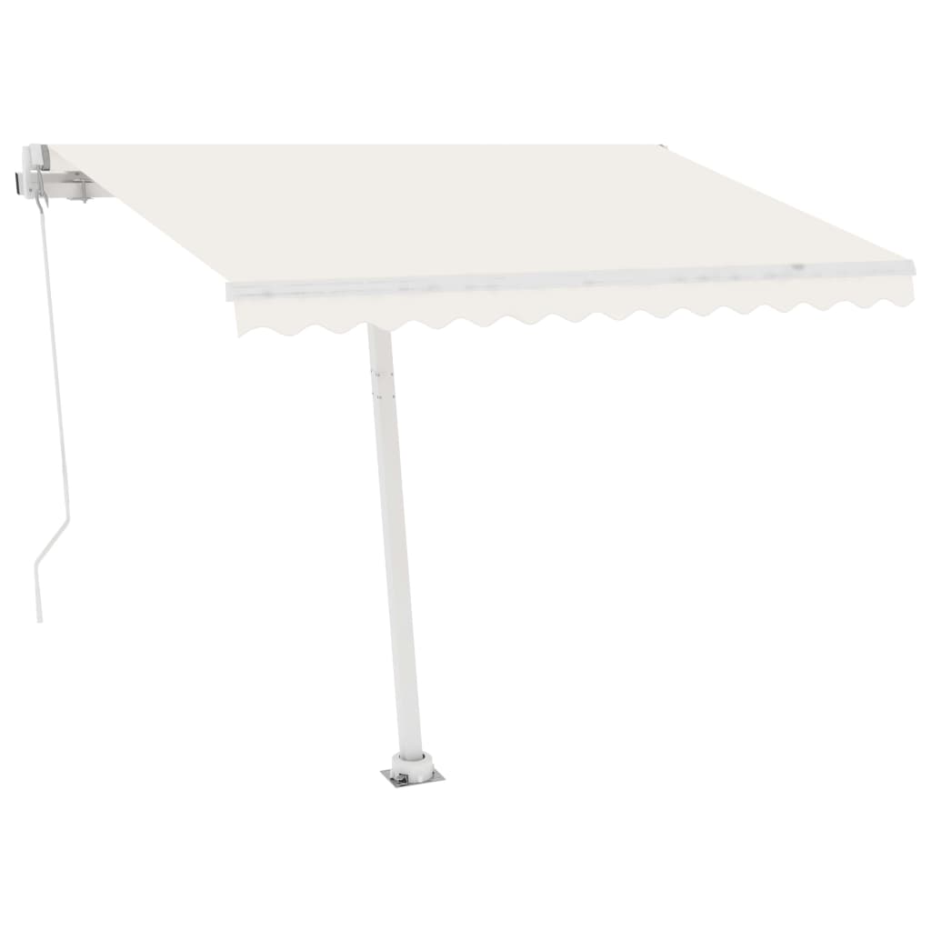 Tenda da Sole Manuale Autoportante Manuale 350x250 cm Crema 3069517