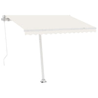 Tenda da Sole Manuale Autoportante Manuale 350x250 cm Crema 3069517