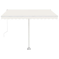 Tenda da Sole Manuale Autoportante Manuale 350x250 cm Crema 3069517