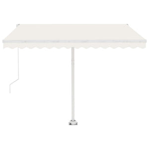 Tenda da Sole Manuale Autoportante Manuale 350x250 cm Crema 3069517