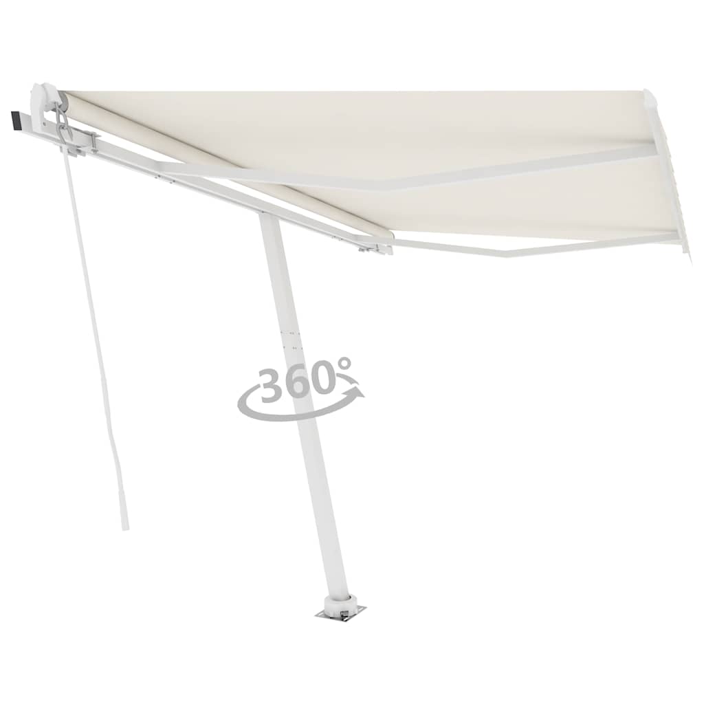 Tenda da Sole Automatica Autoportante 350x250 cm Crema 3069527