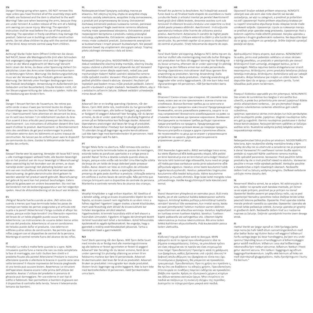 Tenda da Sole Automatica Autoportante 350x250 cm Antracite 3069529