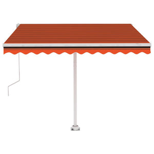 Tenda da Sole Automatica Autoportante 350x250cm Arancio Marrone 3069530