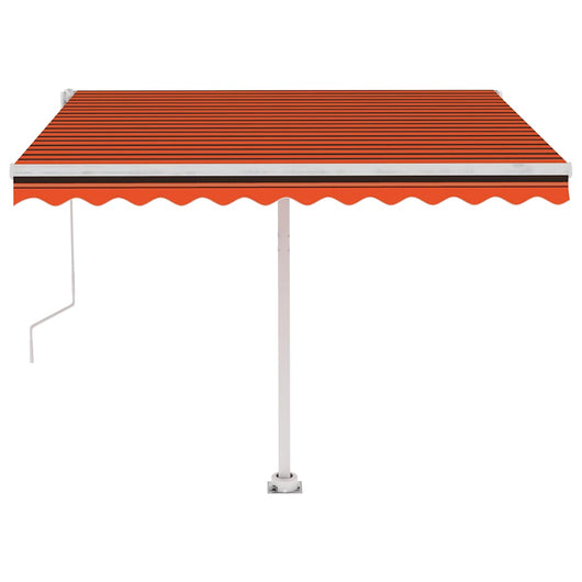 Tenda da Sole Automatica Autoportante 350x250cm Arancio Marrone 3069530