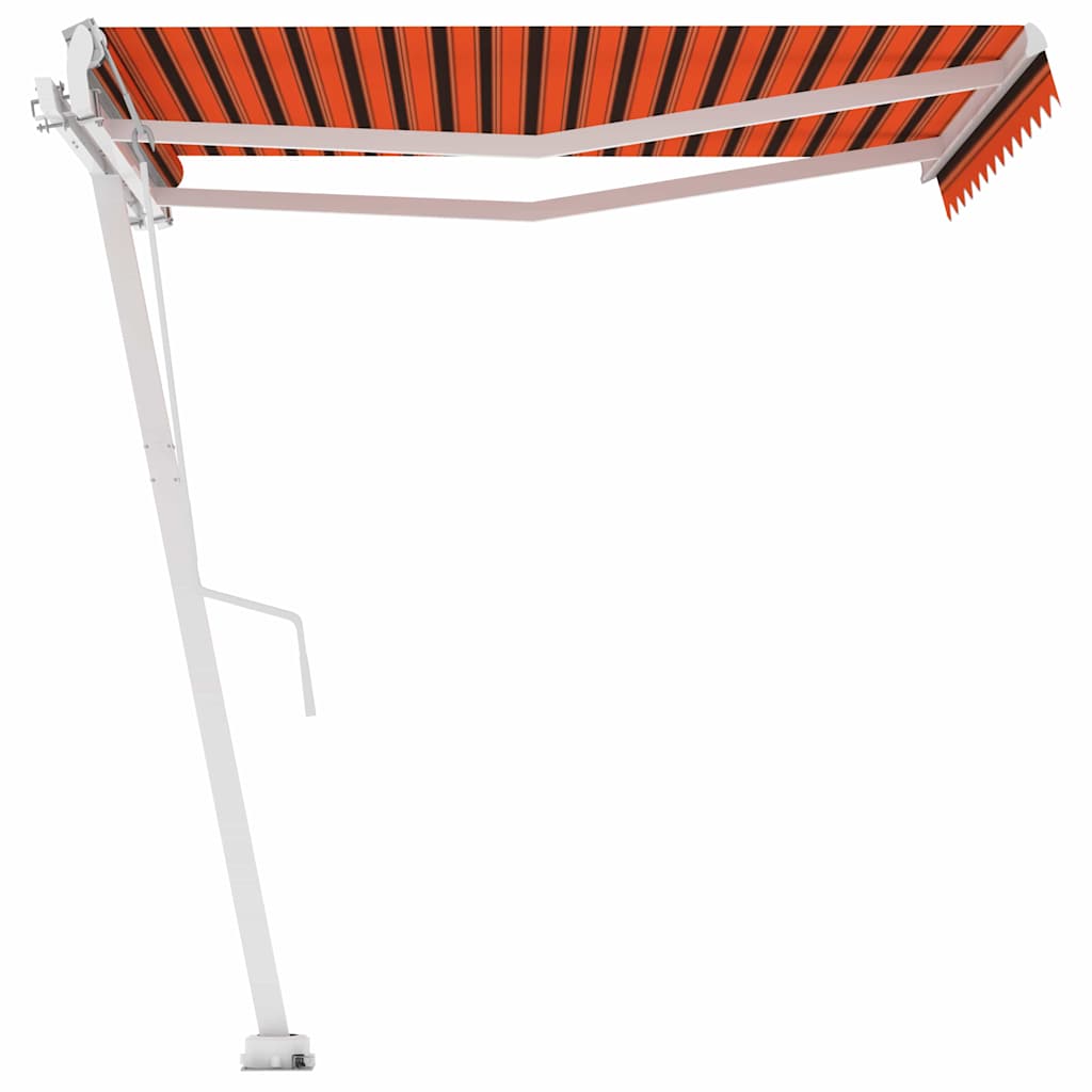 Tenda da Sole Automatica Autoportante 350x250cm Arancio Marrone 3069530