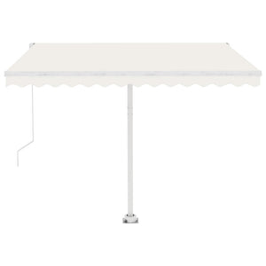 Tenda Automatica con Sensore Vento e LED 350x250 cm Crema 3069532