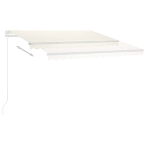 Tenda da Sole Automatica LED e Sensore Vento 350x250cm Crema