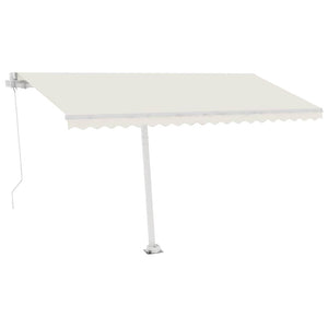 Tenda Sole Retrattile Manuale Autoportante 400x300 cm Antracite 3069537