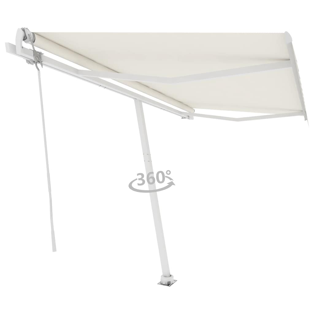 Tenda da Sole Automatica Autoportante 400x300 cm Crema 3069547