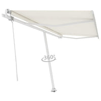 Tenda da Sole Automatica Autoportante 400x300 cm Crema 3069547