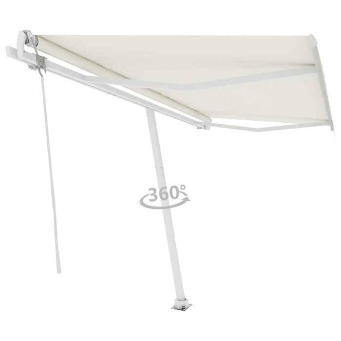 Tenda da Sole Automatica Autoportante 400x300 cm Crema 3069547
