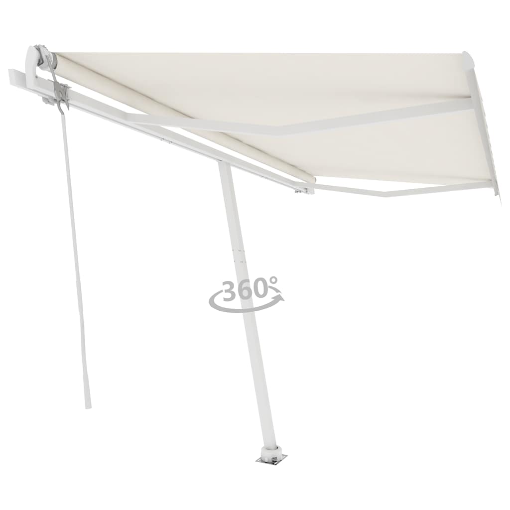 Tenda da Sole Automatica Autoportante 450x300 cm Crema cod mxl 58923