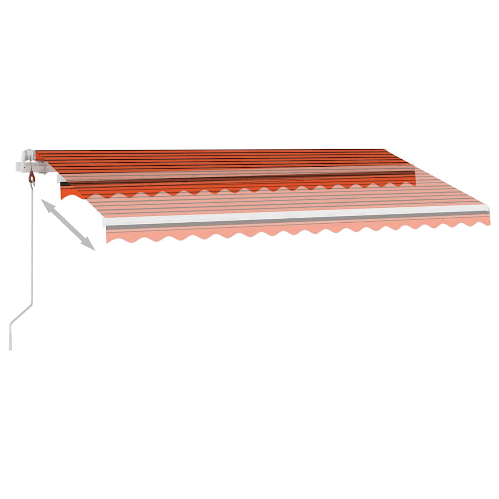 Tenda da Sole Autoportante Automatica 450x300cm Arancio Marrone cod mxl 39709