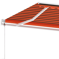 Tenda da Sole Autoportante Automatica 450x300cm Arancio Marrone cod mxl 39709