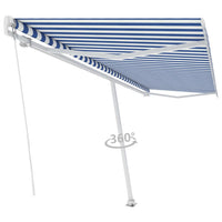 Tenda da Sole Manuale Autoportante 500x300 cm Crema 3069576