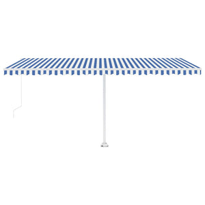 Tenda da Sole Manuale Autoportante 500x300 cm Crema 3069576
