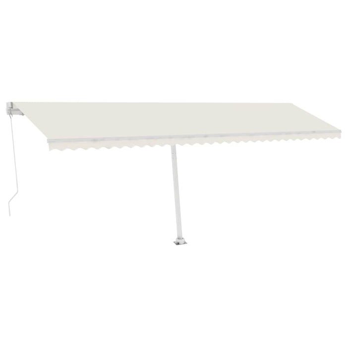 Tenda da Sole Autoportante Manuale 600x300 cm Crema 3069597