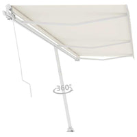 Tenda da Sole Autoportante Manuale 600x300 cm Crema 3069597