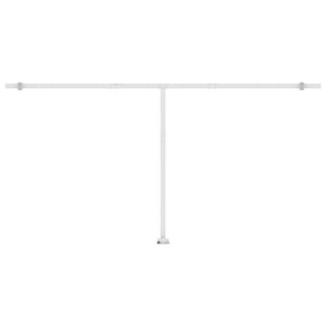 Tenda da Sole Retrattile Manuale e LED 600x300cm Gialla Bianca 3069603