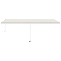 Tenda da Sole Autoportante Automatica 600x300 cm Crema 3069607