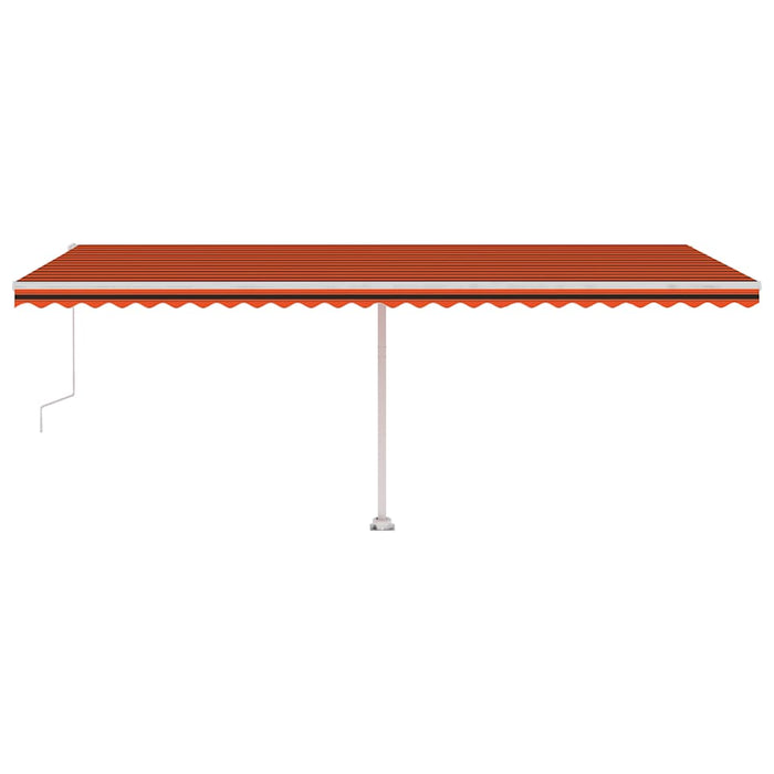 Tenda da Sole Autoportante Automatica 600x300cm Arancio Marrone cod mxl 43718