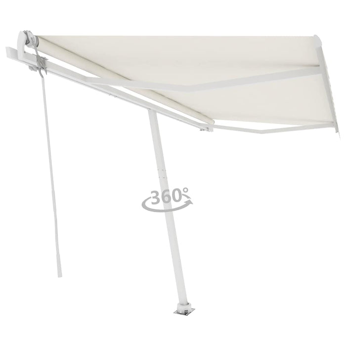 Tenda da Sole Automatica Autoportante 400x350 cm Crema cod mxl 60724
