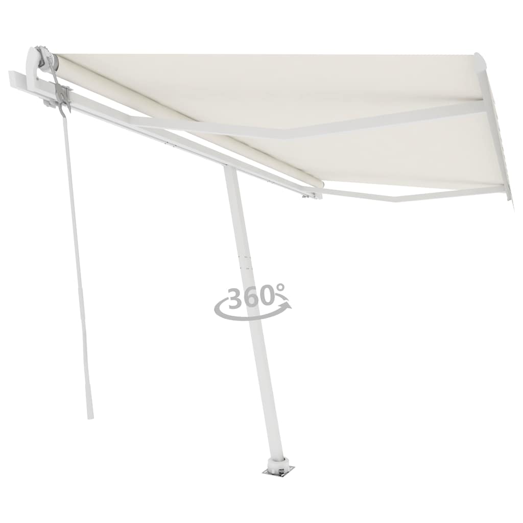 Tenda da Sole Automatica Autoportante 400x350 cm Crema 3069627