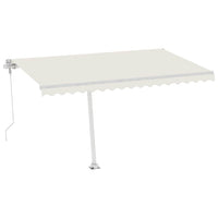 Tenda da Sole Automatica Autoportante 400x350 cm Crema 3069627
