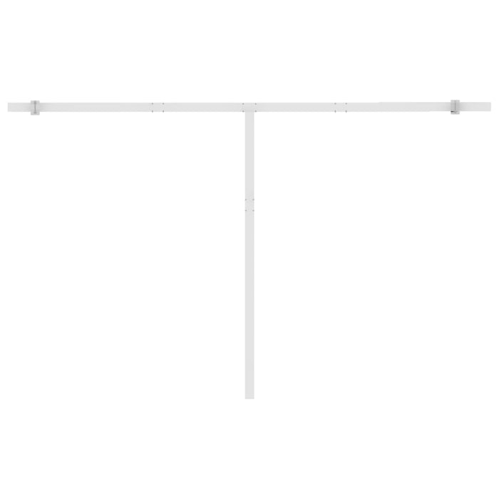 Tenda Automatica con Sensore Vento LED 400x350cm Gialla Bianca cod mxl 41239