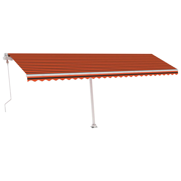 Tenda da Sole Autoportante Automatica 600x350cm Arancio Marrone 3069690