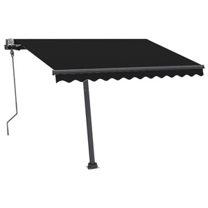 Tenda da Sole Manuale Autoportante 300x250 cm Antracite 3069699