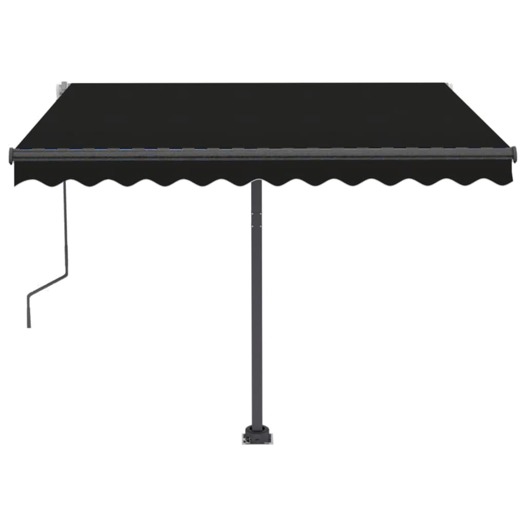 Tenda da Sole Manuale Autoportante 300x250 cm Antracite 3069699