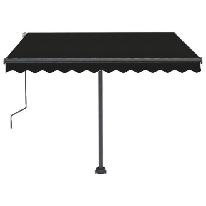 Tenda da Sole Manuale Autoportante 300x250 cm Antracite 3069699