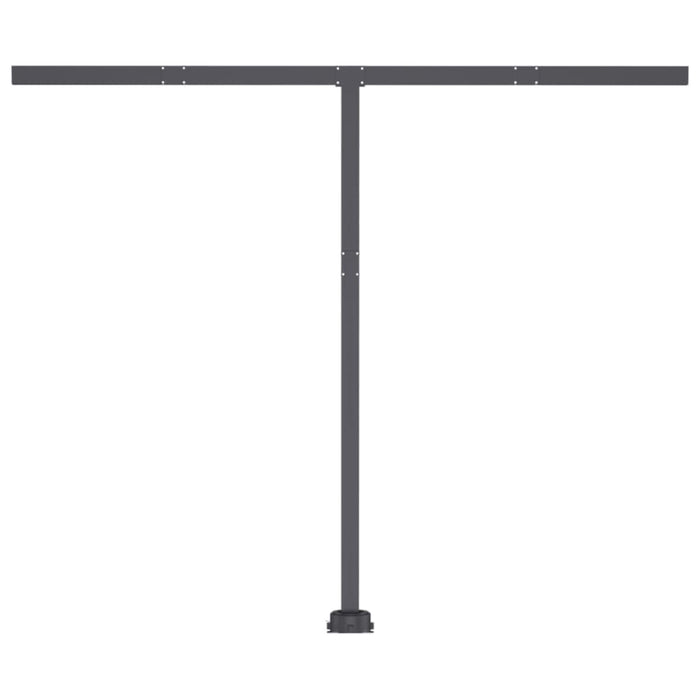 Tenda da Sole Retrattile Manuale 300x250 cm Arancione e Marrone cod mxl 51593