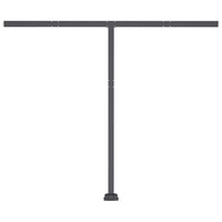 Tenda da Sole Retrattile Manuale con LED 300x250 cm Crema 3069702