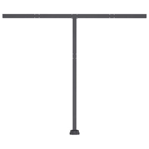 Tenda da Sole Retrattile Manuale 350x250 cm Arancione e Marrone cod mxl 51645