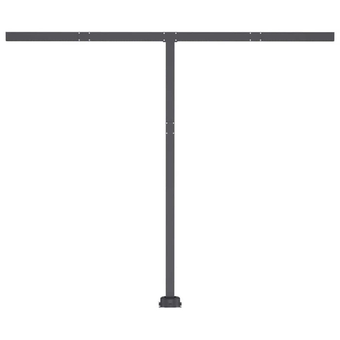 Tenda da Sole Retrattile Manuale con LED 350x250cm Blu e Bianca cod mxl 51619