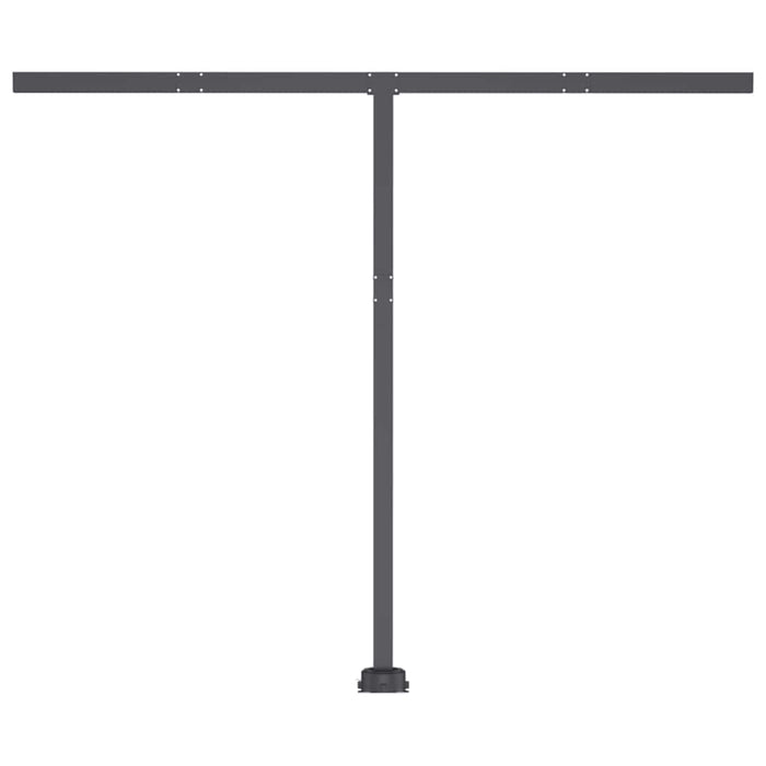 Tenda da Sole Retrattile Manuale con LED 300x250 cm Antracite 3069724