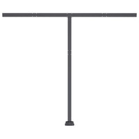 Tenda da Sole Autoportante Automatica 350x250 cm Gialla Bianca 3069728