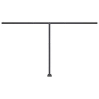 Tenda Sole Retrattile Manuale Autoportante 400x300 cm Crema 3069737