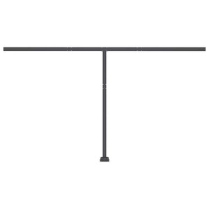 Tenda da Sole Retrattile Manuale con LED 400x300 cm Crema 3069742