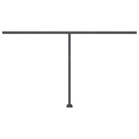 Tenda da Sole Retrattile Manuale e LED 400x300cm Gialla Bianca 3069743