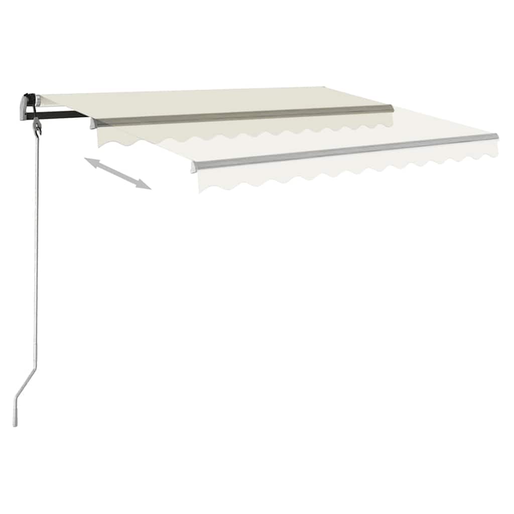 Tenda da Sole Automatica Autoportante 400x300 cm Crema 3069747
