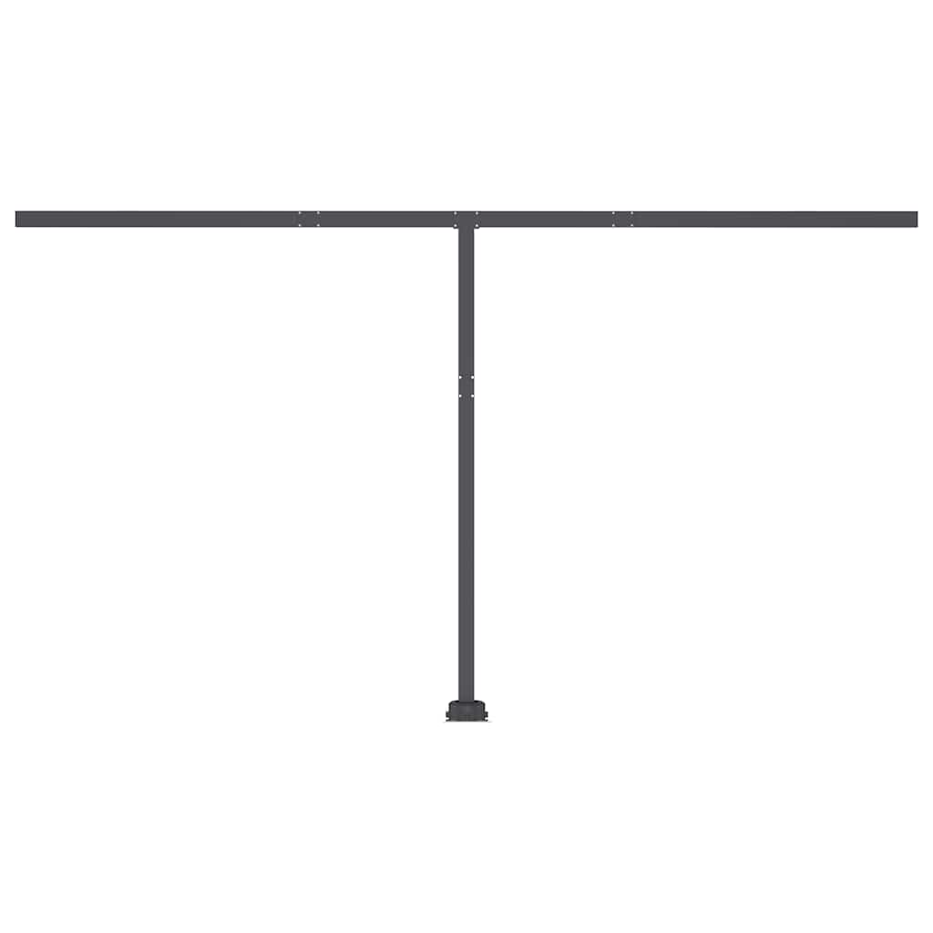 Tenda da Sole Autoportante Automatica 400x300 cm Gialla Bianca 3069748